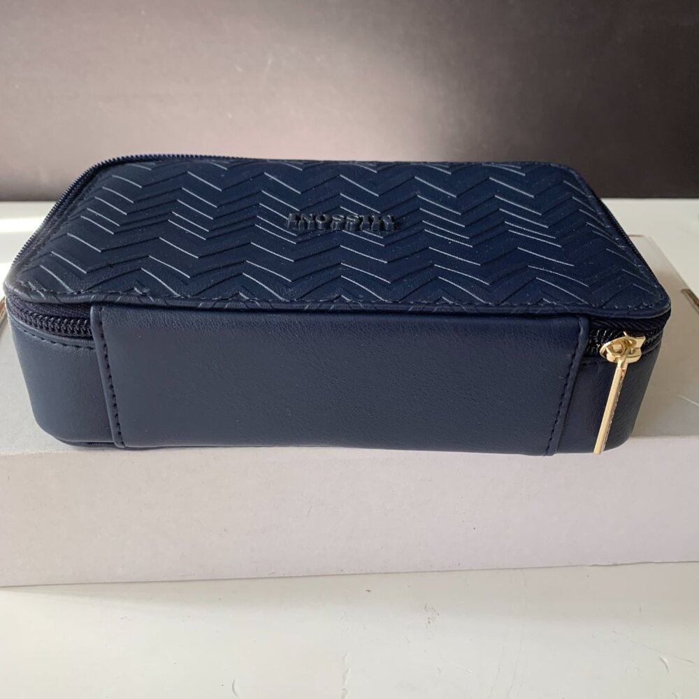 MISSONI FOR DELTA TRAVEL SQUARE ZIPPER POUCH COSMETICS TOILETRY BAG CASE - Picture 4 of 8